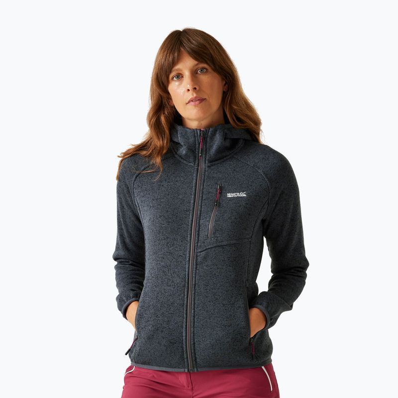 Bluză pentru femei  REGATTA Newhill II seal grey/pop