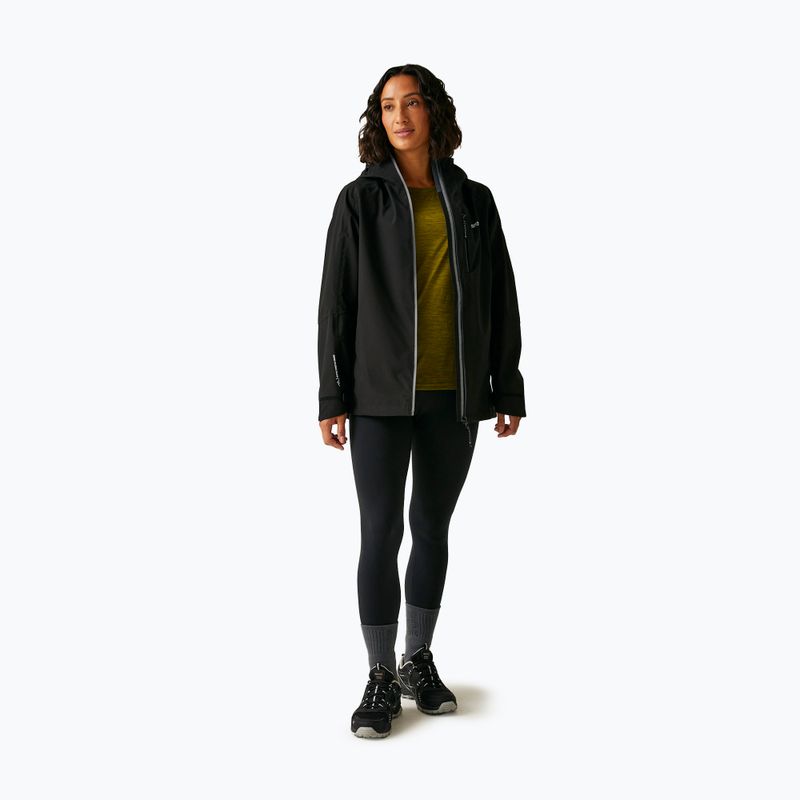 Geacă de ploaie pentru femei REGATTA Birchdale II black/seal grey 2