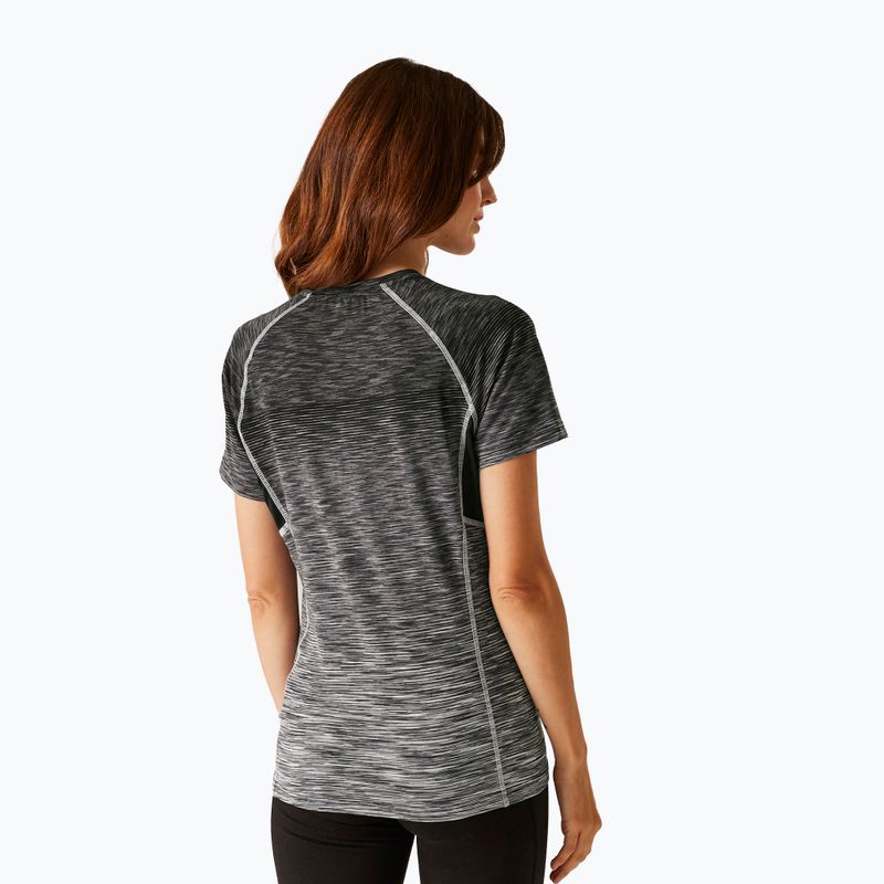 Tricou pentru femei REGATTA Laxley II black ombre 3
