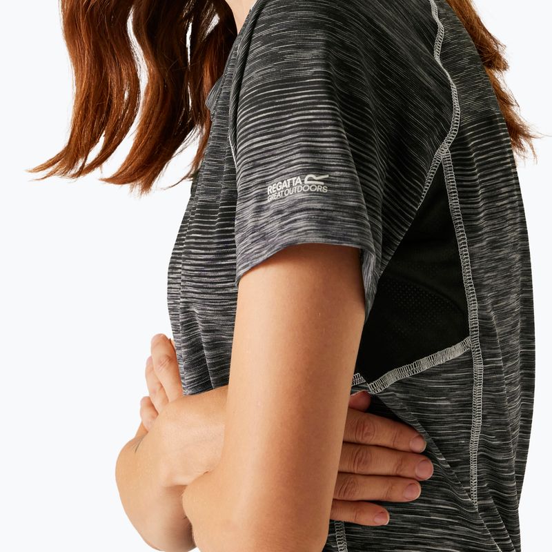 Tricou pentru femei REGATTA Laxley II black ombre 4