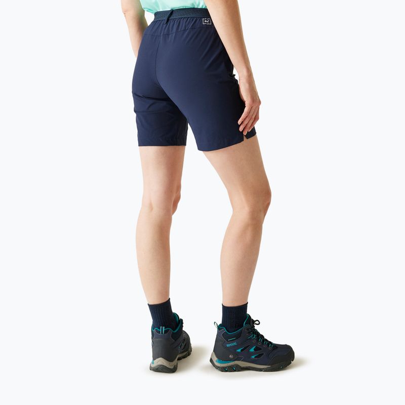 Pantaloni scurți de trekking pentru femei REGATTA Mountain II navy 3