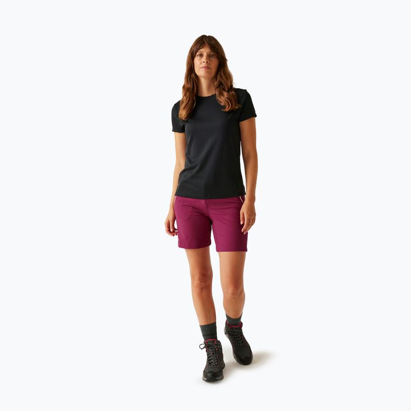 Pantaloni scurți de trekking pentru femei  REGATTA Mountain II beaujolais 2