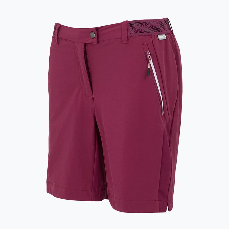 Pantaloni scurți de trekking pentru femei  REGATTA Mountain II beaujolais 7