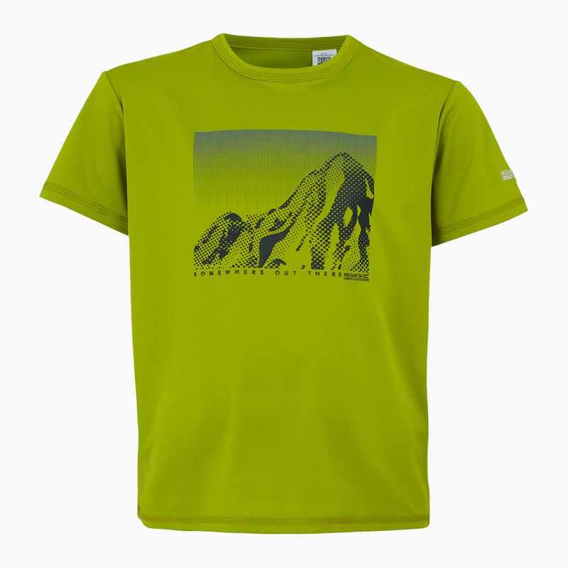 Tricou pentru copii REGATTA Alvarado IX grenoble green
