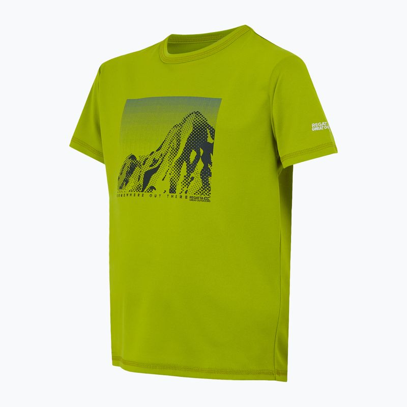 Tricou pentru copii REGATTA Alvarado IX grenoble green 3