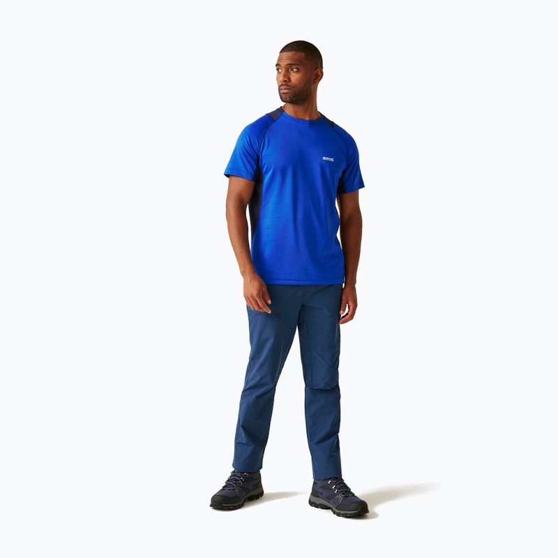 Tricou pentru bărbați  REGATTA Virda IV olympian blue/navy 2