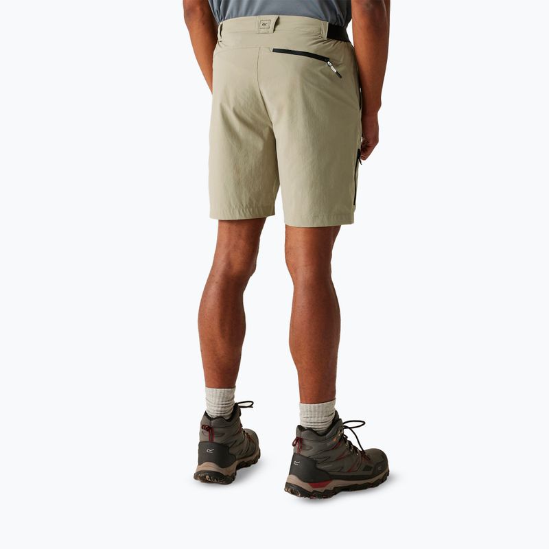 Pantaloni scurți de trekking pentru bărbați REGATTA Travel Light Packaway golden sand 3