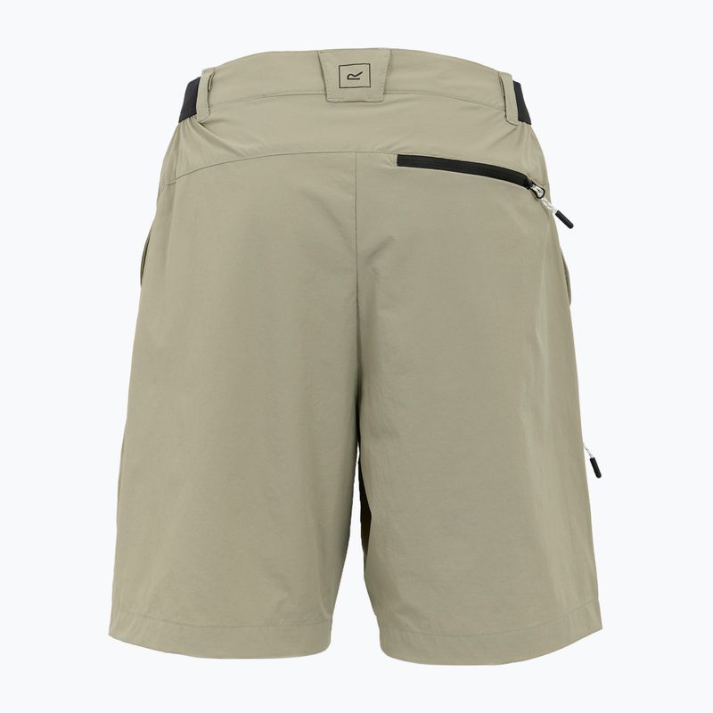 Pantaloni scurți de trekking pentru bărbați REGATTA Travel Light Packaway golden sand 6