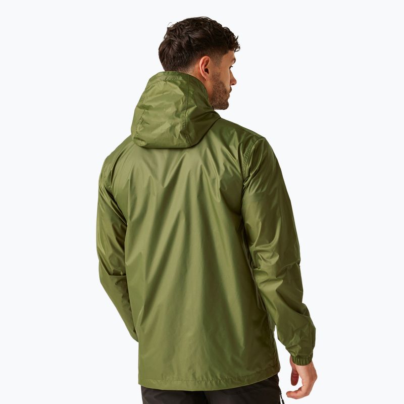 Geacă de ploaie pentru bărbați REGATTA Pack-It III nephrite green 3