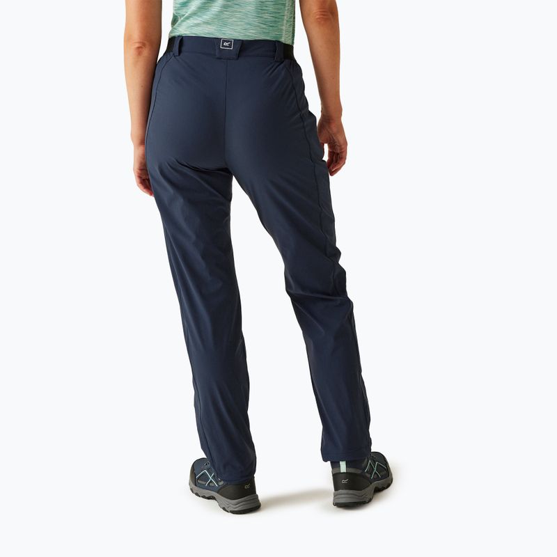 Pantaloni de trekking pentru femei REGATTA Travel Light Packaway II navy 3