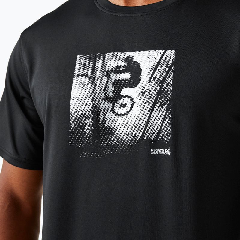 Tricou de trekking pentru bărbați REGATTA Fingal IX black 4