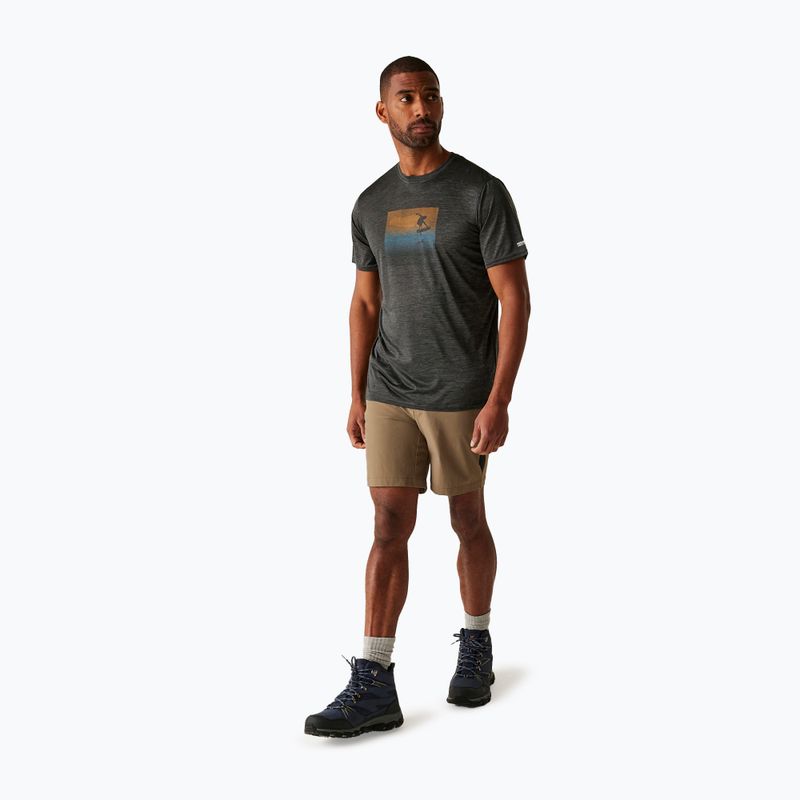 Tricou de trekking pentru bărbați REGATTA Fingal IX ash marl 2