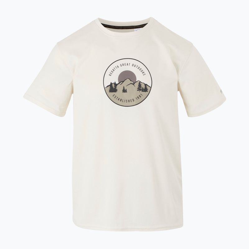 Tricou de trekking pentru bărbați REGATTA Fingal IX stone white 5