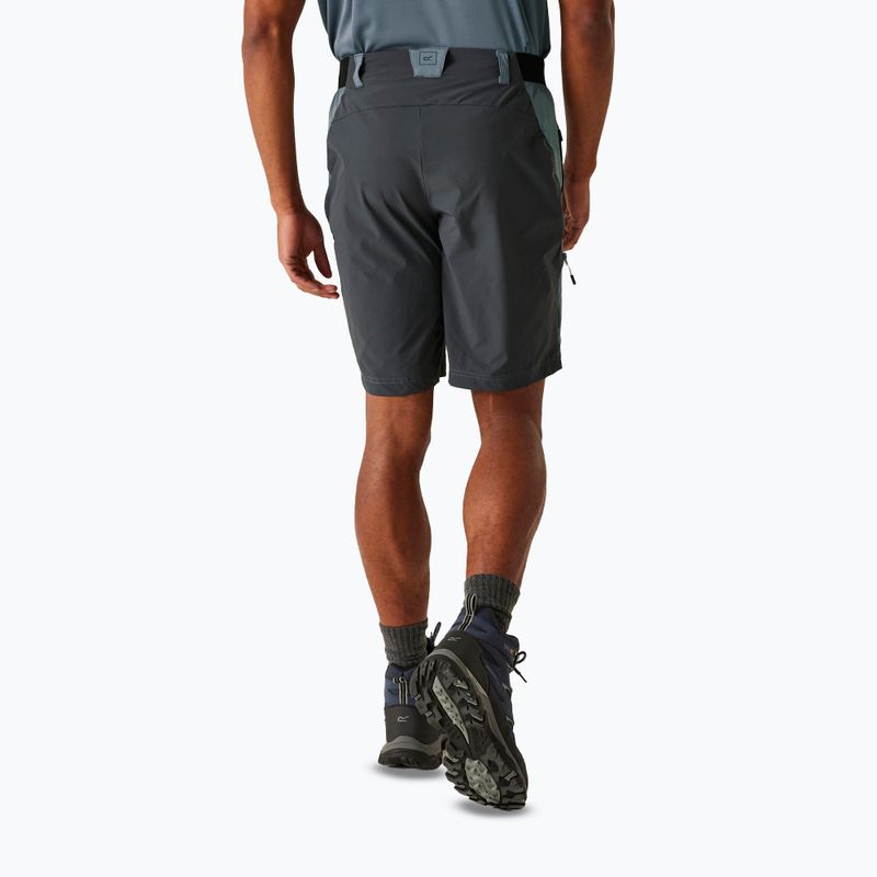 Pantaloni scurți de trekking pentru bărbați REGATTA Eldes stormy weather/ash 3