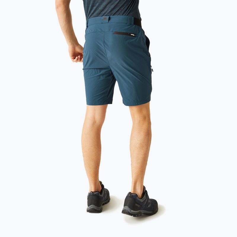 Pantaloni scurți de trekking pentru bărbați REGATTA Leesville III moonlight denim 3