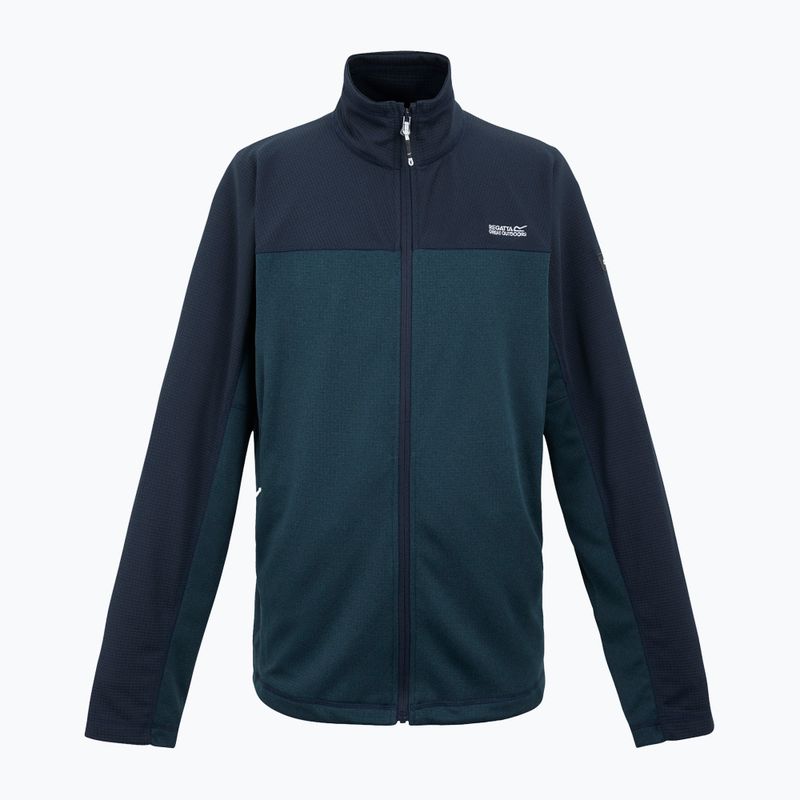 Bluză pentru bărbați REGATT Highton Full Zip Midlayer moonlight denim/navy 7