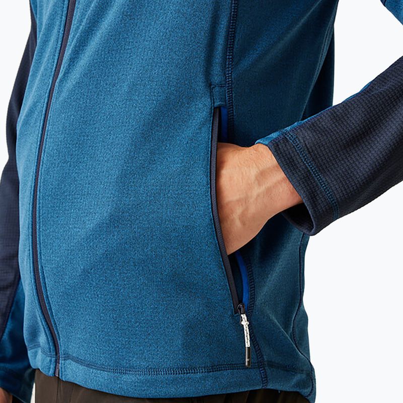 Bluză pentru bărbați REGATT Highton Full Zip Midlayer olympian blue/navy 6