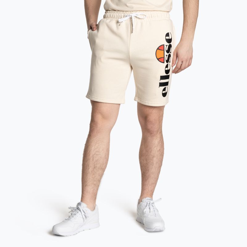 Pantaloni scurți Ellesse Bossini Fleece pentru bărbați, alb închis