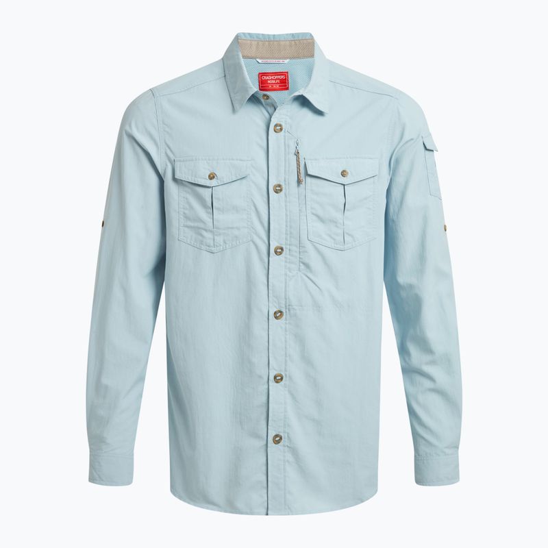 Cămașă pentru bărbați Craghoppers NosiLife Adventure Long Sleeved Shirt III niagara blue 7