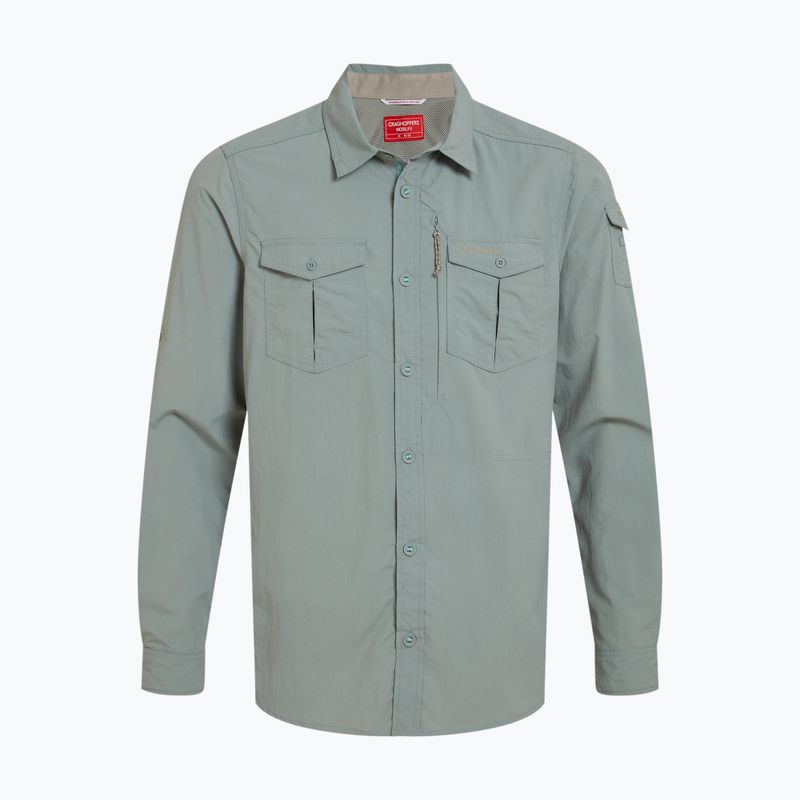Cămașă pentru bărbați Craghoppers NosiLife Adventure Long Sleeved Shirt III lichen green 10