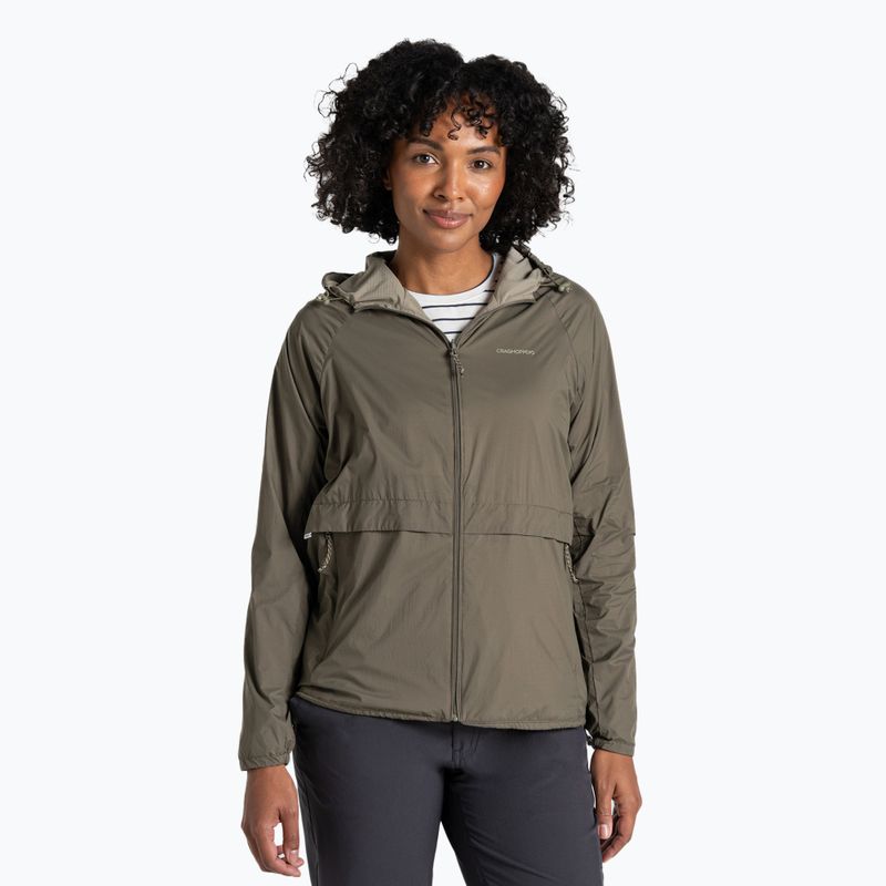 Geacă de vânt pentru femei Craghoppers NosiLife Rosa Reversible wild olive / vert