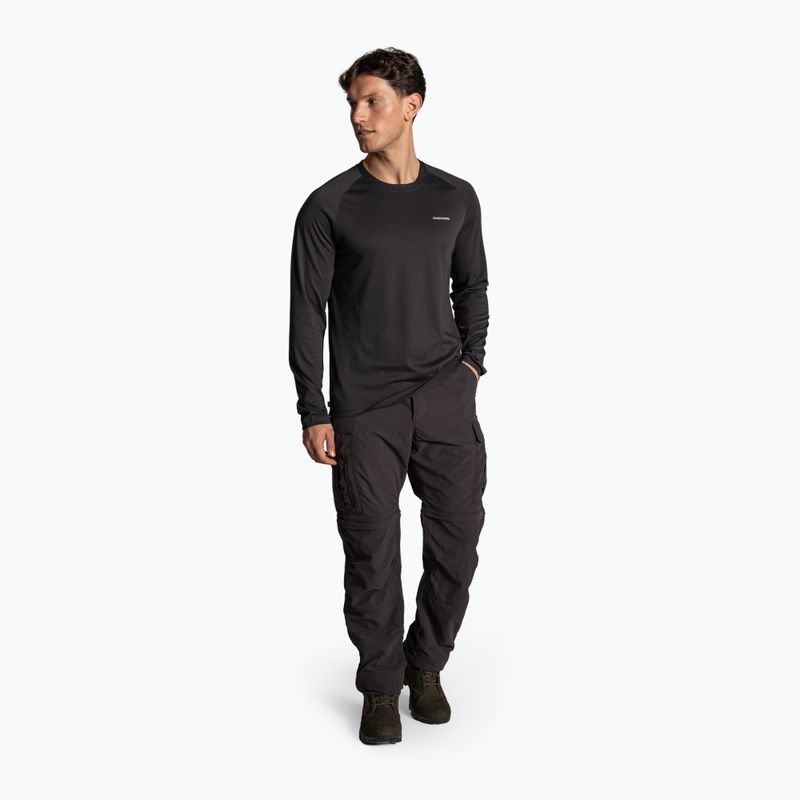 Bluză de trekking cu mânecă lungă pentru bărbați Craghoppers NosiLife Nour Long Sleeve dark iron 2