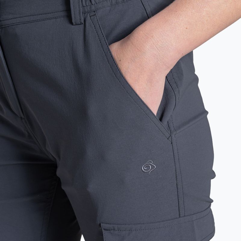 Pantaloni de trekking pentru femei Craghoppers NosiLife Rif Stretch Cargo dark iron 7