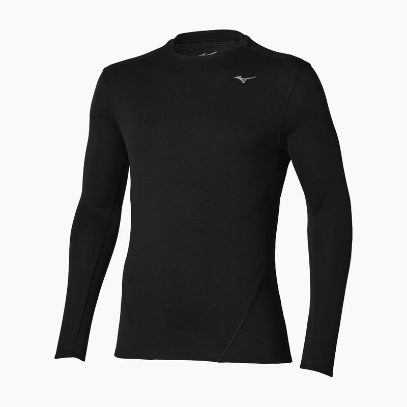 Longsleeve de alergare pentru bărbați Mizuno Tech Thermal Charge Breath Thermo Long Sleeve Tee black