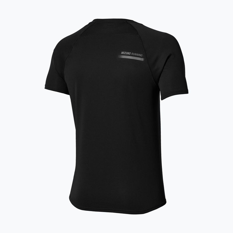 Tricou de alergare pentru bărbați Mizuno Active Dryaeroflow black 2