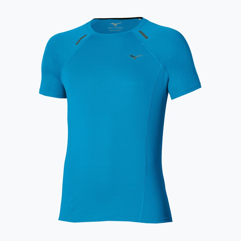 Tricou de alergare pentru bărbați Mizuno Active Dryaeroflow blue jewel