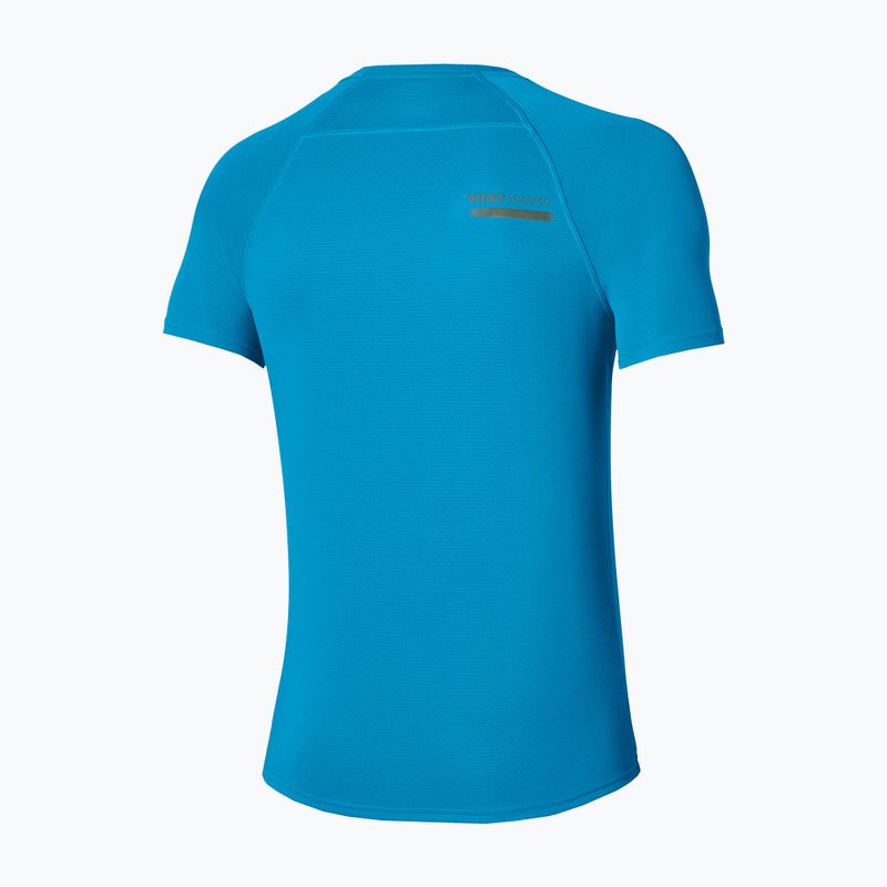 Tricou de alergare pentru bărbați Mizuno Active Dryaeroflow blue jewel 2