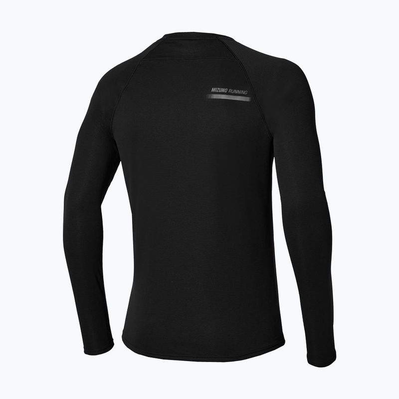 Longsleeve de alergare pentru bărbați Mizuno Active Dryaeroflow black 2