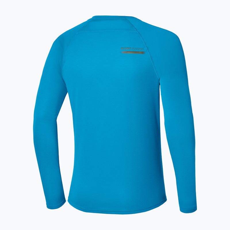 Longsleeve de alergare pentru bărbați Mizuno Active Dryaeroflow blue jewel 2
