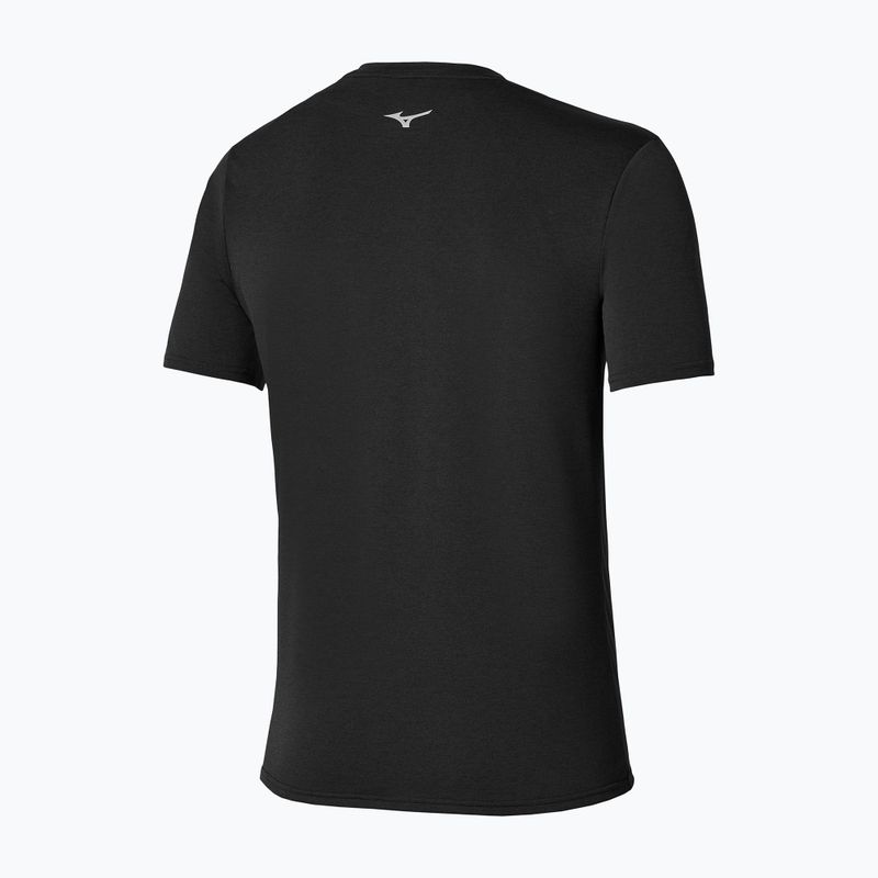 Tricou de alergare pentru bărbați Mizuno Core Runbird Short Sleeve Tee black 2