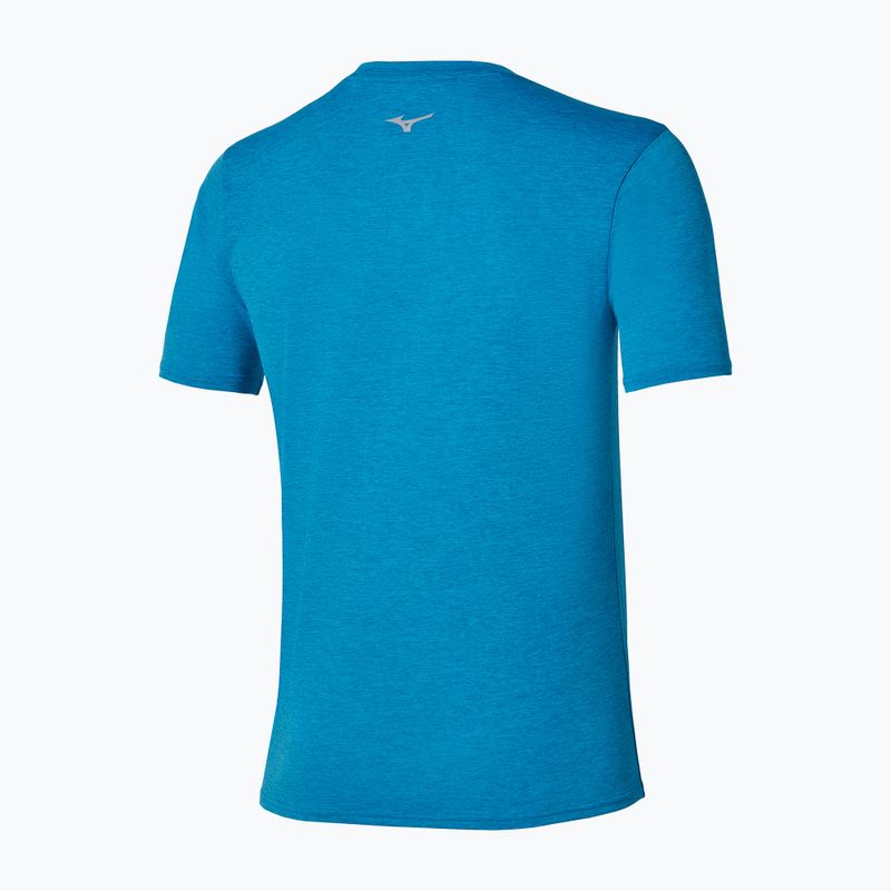 Tricou de alergare pentru bărbați Mizuno Core Runbird Short Sleeve Tee blue jewel 2