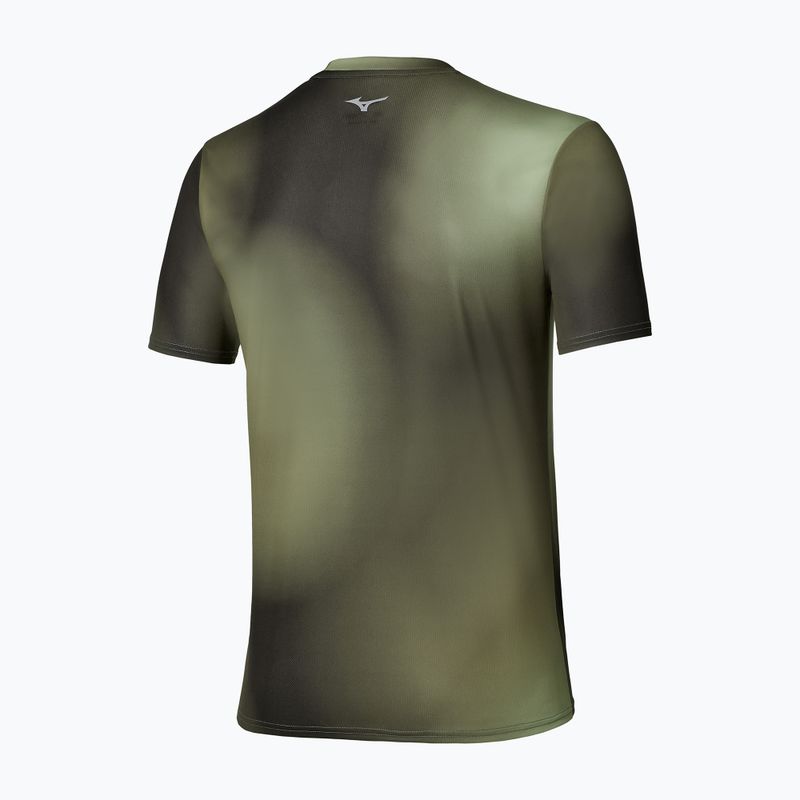 Tricou de alergare pentru bărbați Mizuno Core Graphic Short Sleeve forest night 2