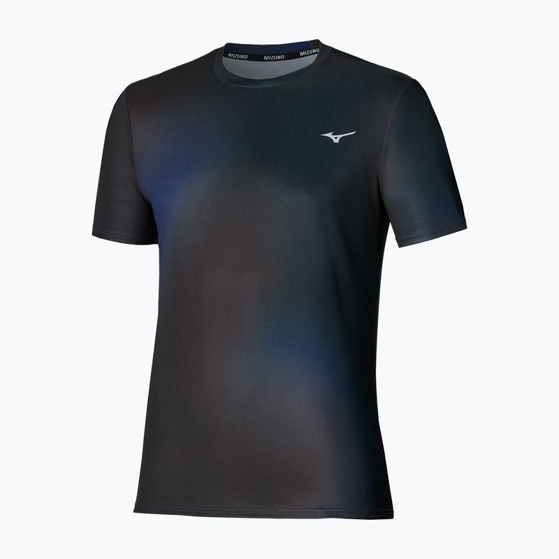 Tricou de alergare pentru bărbați Mizuno Core Graphic Short Sleeve black/blue