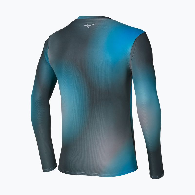 Longsleeve de alergare pentru bărbați Mizuno Core Graphic Long Sleeve Tee dark slate 2