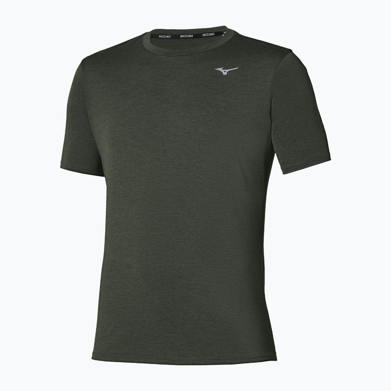 Tricou de alergare pentru bărbați Mizuno Core Impulse Short Sleeve Tee forest night