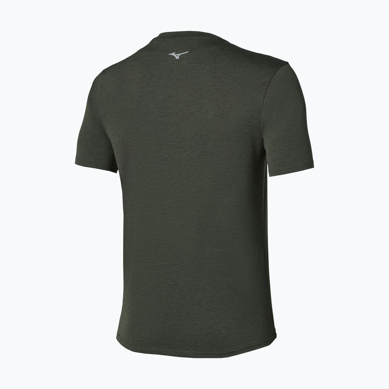 Tricou de alergare pentru bărbați Mizuno Core Impulse Short Sleeve Tee forest night 2