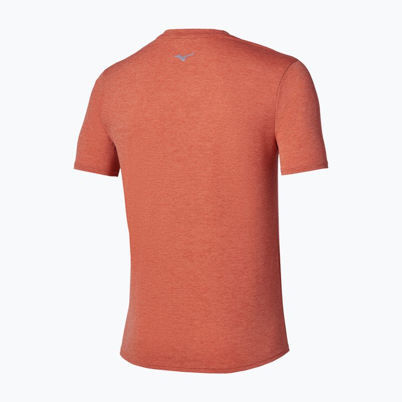Tricou de alergare pentru bărbați Mizuno Core Impulse Short Sleeve Tee ginger 2