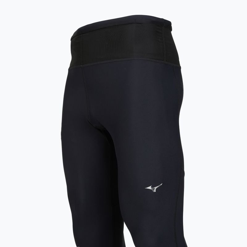 Colanți de alergare pentru bărbați Mizuno multi pocket long tight Black 3