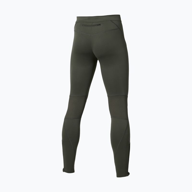 Colanți de alergare pentru bărbați Mizuno Active Warmalite Long Tight forest night 2