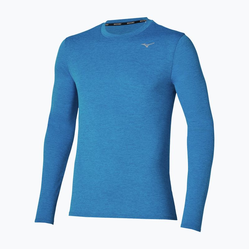 Longsleeve de alergare pentru bărbați Mizuno Core Impulse Long Sleeve Tee blue jewel