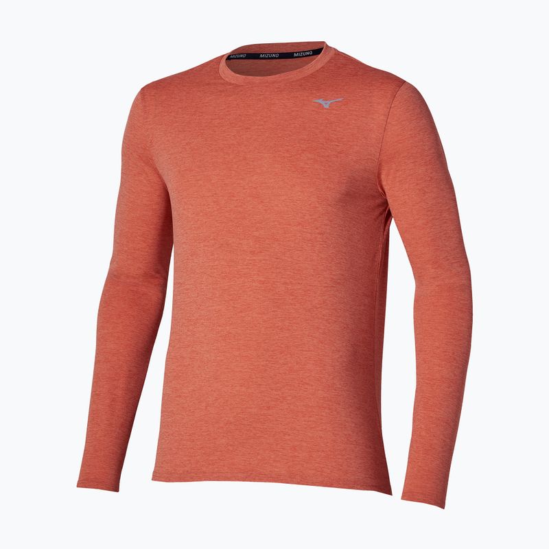 Longsleeve de alergare pentru bărbați Mizuno Core Impulse Long Sleeve Tee ginger