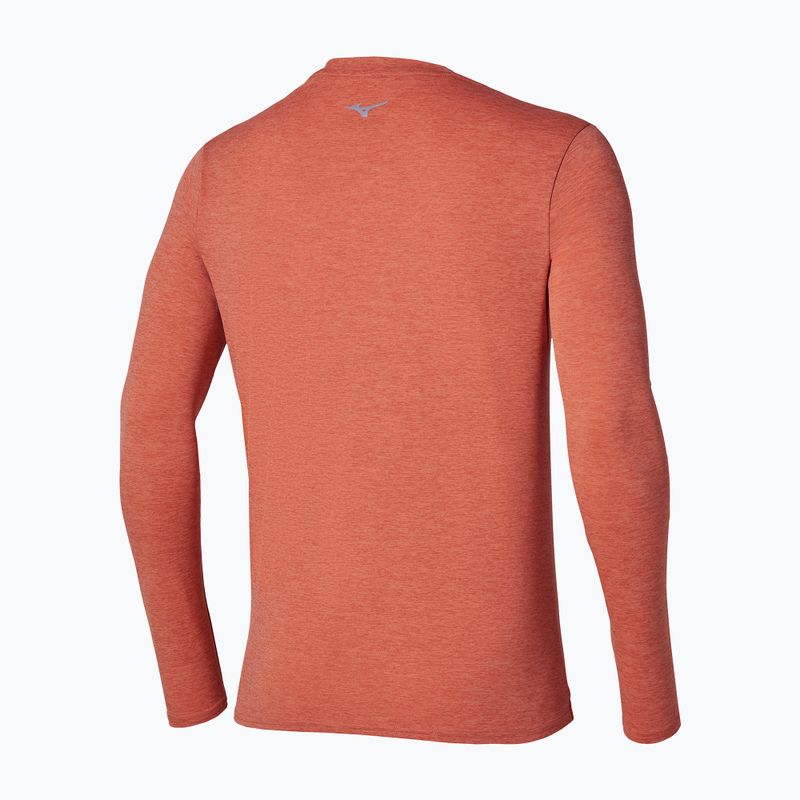Longsleeve de alergare pentru bărbați Mizuno Core Impulse Long Sleeve Tee ginger 2