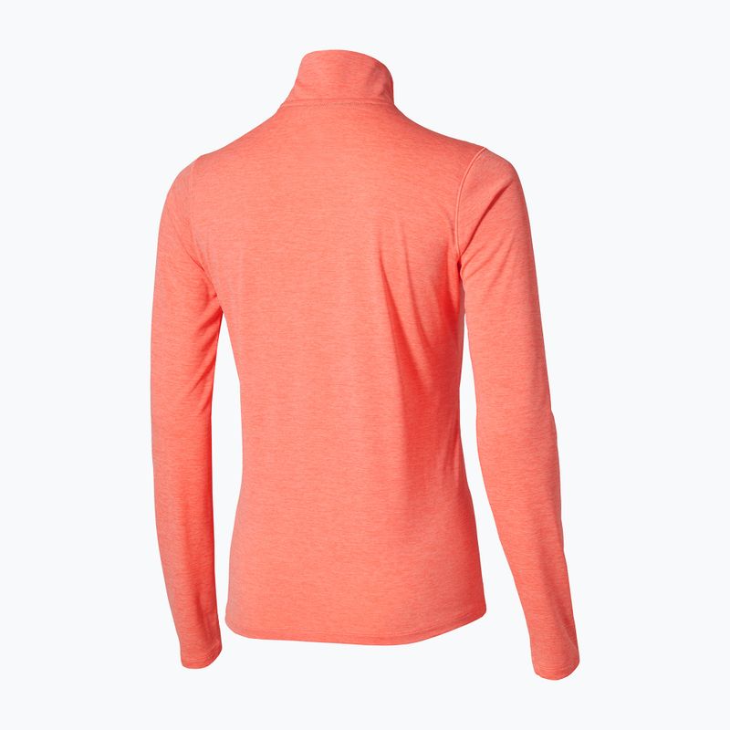 Bluză pentru femei de alergare Mizuno Core Impulse Half Zip Long Sleeve Tee desert flower 2