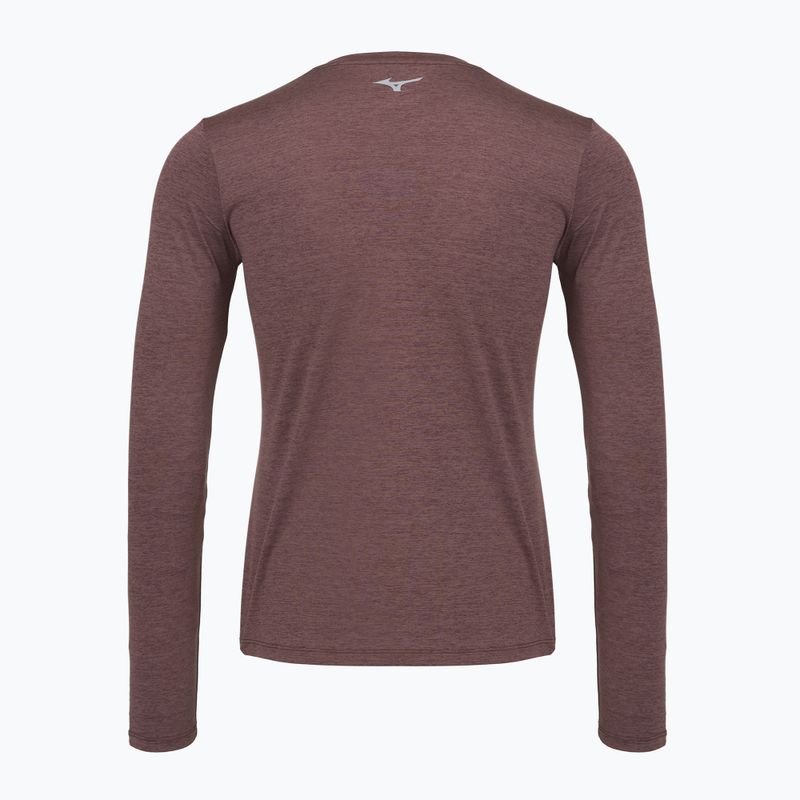 Longsleeve de alergare pentru bărbați Mizuno Core Impulse Long Sleeve Tee pepper corn 2