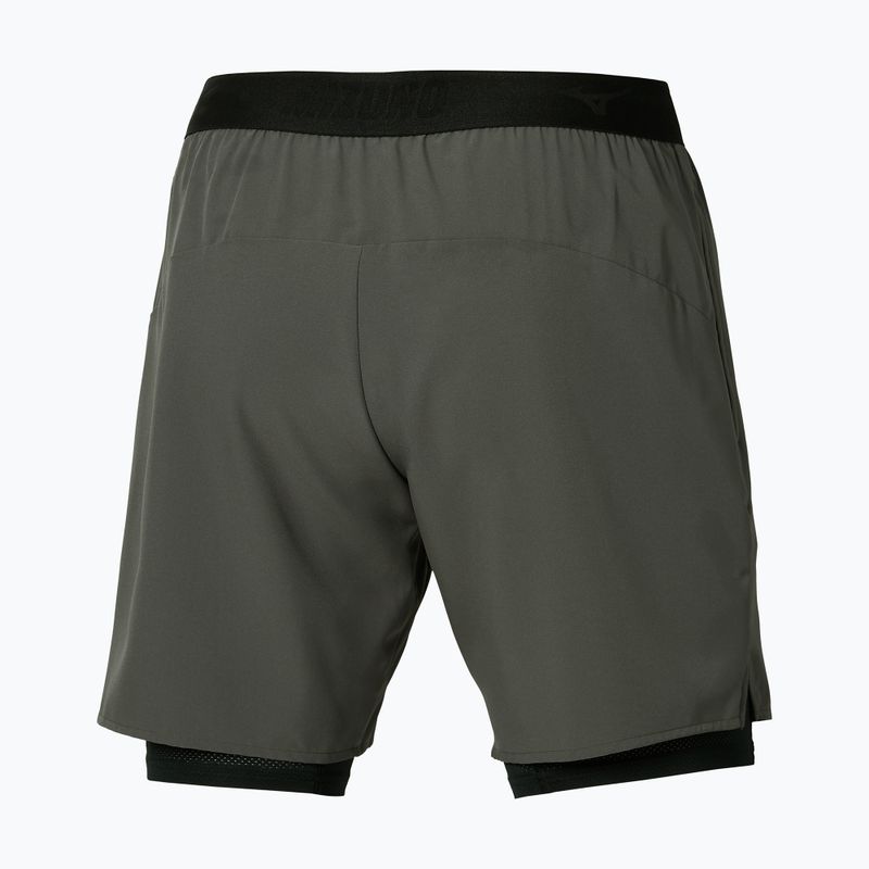 Pantaloni scurți de alergare pentru bărbați Mizuno Core 7.5 Inches 2In1 forest night 2