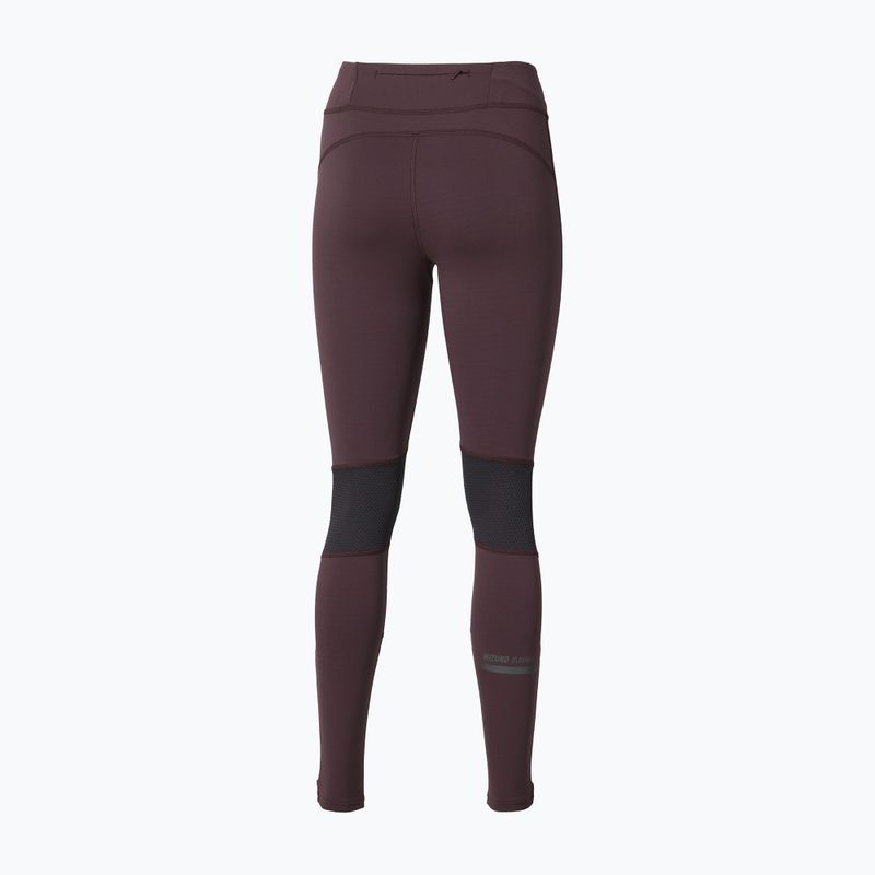 Colanți de alergare pentru femei Mizuno Active Warmalite Long Tight raisin 2